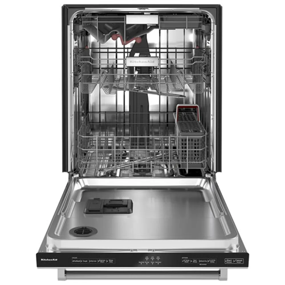 KitchenAid 24" 44dB Built-In Dishwasher with Stainless Steel Tub (KDTM404KPS) - PrintShield Stainless