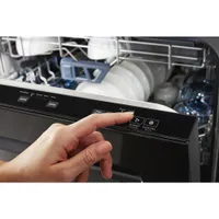 Maytag 24" 47dB Built-In Dishwasher with Stainless Steel Tub & Third Rack (MDB8959SKB) - Black