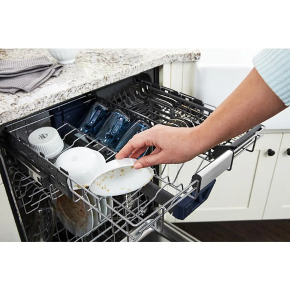 Maytag 24" 47dB Built-In Dishwasher with Stainless Steel Tub & Third Rack (MDB8959SKB) - Black