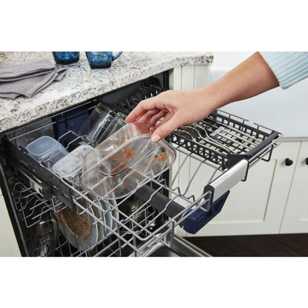 Maytag 24" 47dB Built-In Dishwasher with Stainless Steel Tub & Third Rack (MDB8959SKB) - Black