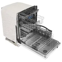 Maytag 24" 47dB Built-In Dishwasher with Stainless Steel Tub & Third Rack (MDB8959SKW) - White