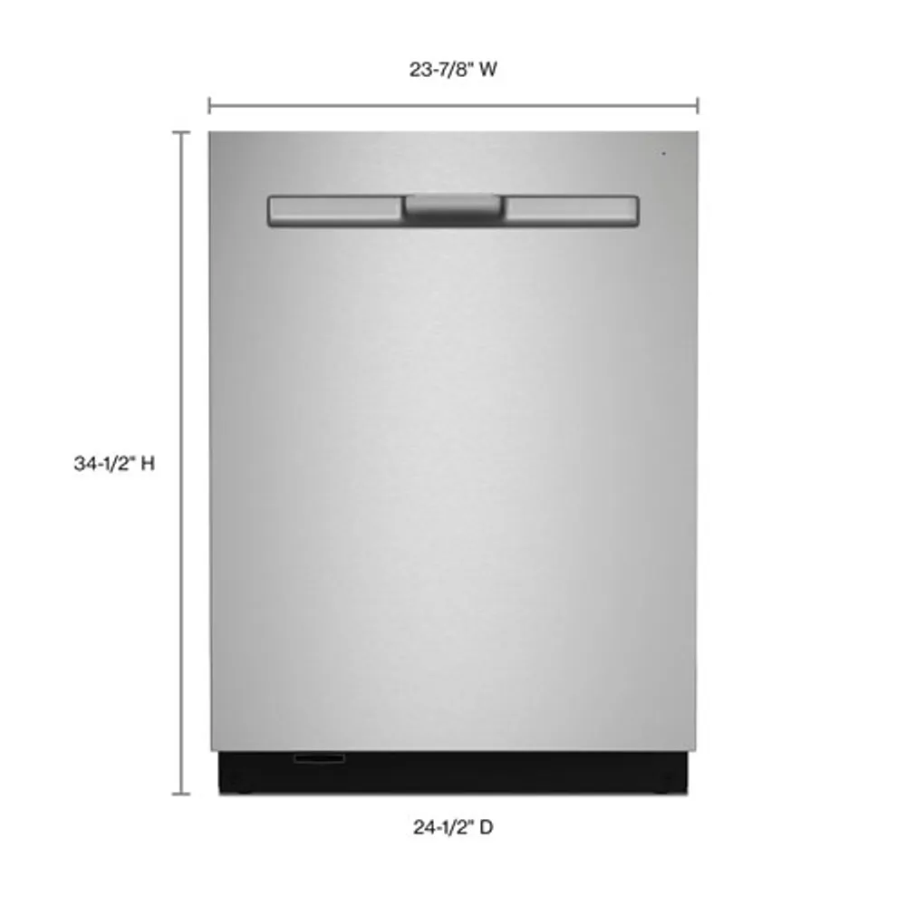 Maytag 24" 44dB Built-In Dishwasher with Stainless Steel Tub & Third Rack (MDB9959SKZ) - Stainless