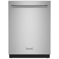 KitchenAid 24" 44dB Built-In Dishwasher with Stainless Steel Tub (KDTM604KPS) - PrintShield Stainless