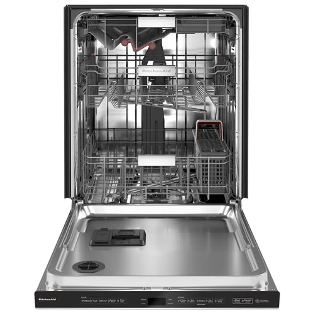 KitchenAid 24" 44dB Built-In Dishwasher with Stainless Steel Tub (KDPM604KPS) - PrintShield Stainless