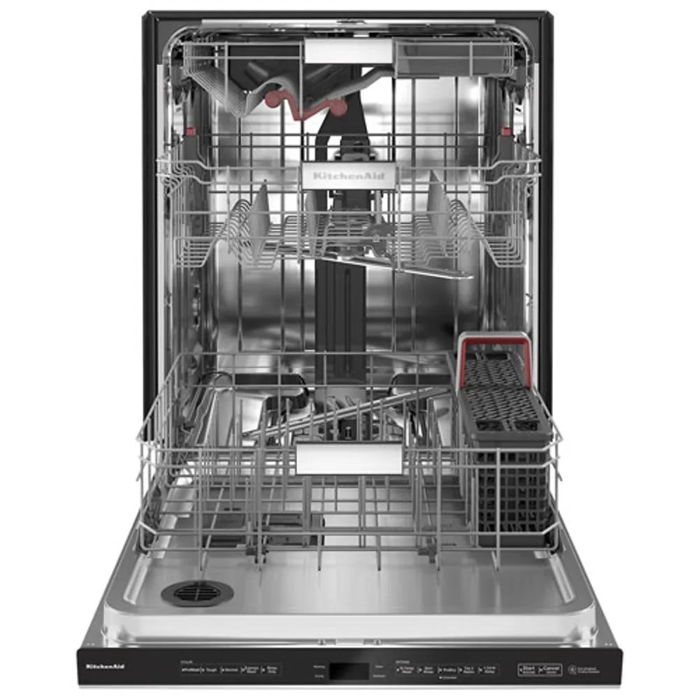 KitchenAid 24" 44dB Built-In Dishwasher with Stainless Steel Tub (KDPM604KPS) - PrintShield Stainless