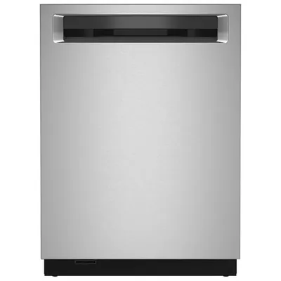 KitchenAid 24" 44dB Built-In Dishwasher with Stainless Steel Tub (KDPM704KPS) - PrintShield Stainless