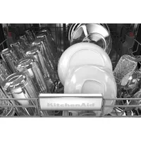 KitchenAid 24" 44dB Built-In Dishwasher with Stainless Steel Tub (KDPM704KPS) - PrintShield Stainless