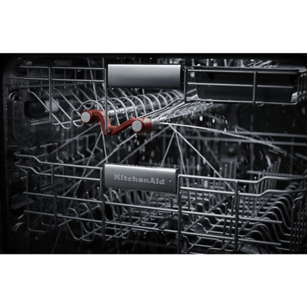 KitchenAid 24" 44dB Built-In Dishwasher with Stainless Steel Tub (KDPM804KPS) - PrintShield Stainless