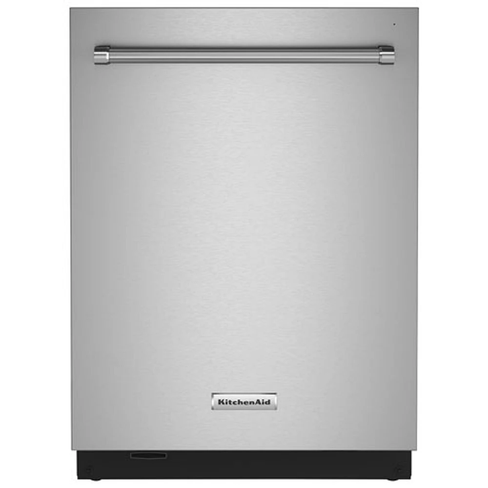 KitchenAid 24" 44dB Built-In Dishwasher with Stainless Steel Tub (KDTM704KPS) - PrintShield Stainless