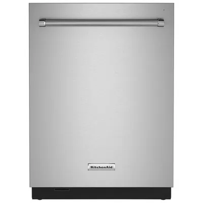 KitchenAid 24" 44dB Built-In Dishwasher with Stainless Steel Tub (KDTM704KPS) - PrintShield Stainless