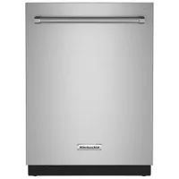 KitchenAid 24" 44dB Built-In Dishwasher with Stainless Steel Tub (KDTM704KPS) - PrintShield Stainless