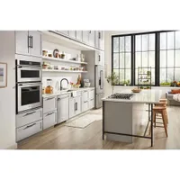 KitchenAid 24" 44dB Built-In Dishwasher with Stainless Steel Tub (KDTM704KPS) - PrintShield Stainless