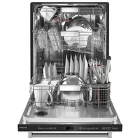 KitchenAid 24" 44dB Built-In Dishwasher with Stainless Steel Tub (KDTM704KPS) - PrintShield Stainless