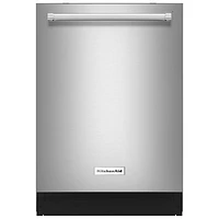 KitchenAid 24" 44dB Built-In Dishwasher with Stainless Steel Tub (KDTM804KPS) - PrintShield Stainless