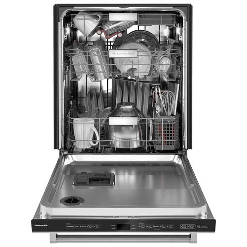 KitchenAid 24" 44dB Built-In Dishwasher with Stainless Steel Tub (KDTM804KPS) - PrintShield Stainless