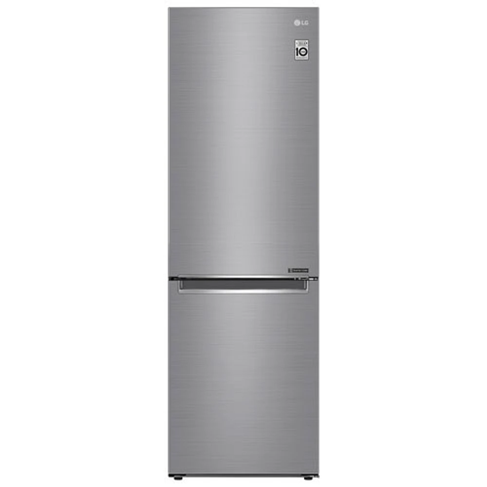 LG 24" Counter-Depth Bottom Freezer Refrigerator (LBNC12231V) - Silver - Open Box - Perfect Condition