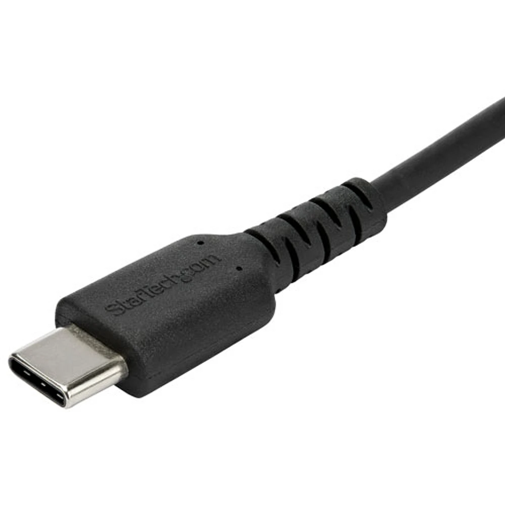 StarTech 1m (3.3 ft.) USB-A to USB-C Cable (RUSB2AC1MB) - Black