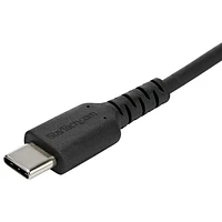 StarTech 1m (3.3 ft.) USB-A to USB-C Cable (RUSB2AC1MB) - Black