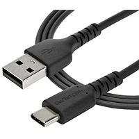 StarTech 1m (3.3 ft.) USB-A to USB-C Cable (RUSB2AC1MB) - Black