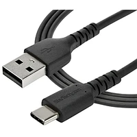 StarTech 2m (6.6 ft.) USB-A to USB-C Cable (RUSB2AC2MB) - Black