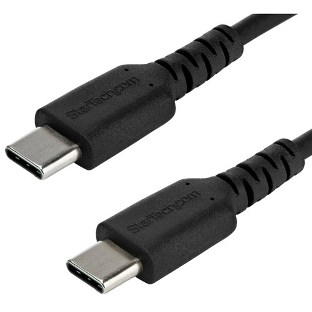 Câble USB-C à USB-C de 1 m (3,3 pi) de StarTech (RUSB2CC1MB) - Noir