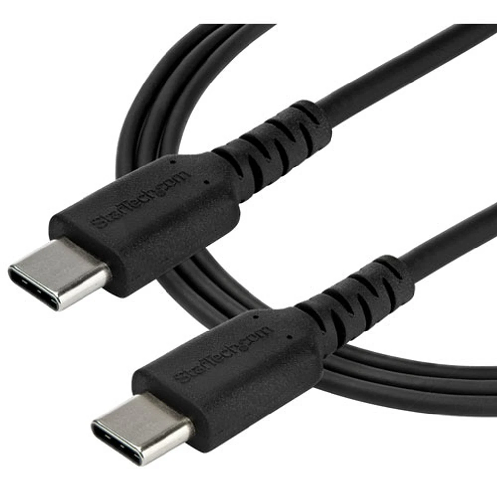 Câble USB-C à USB-C de 1 m (3,3 pi) de StarTech (RUSB2CC1MB) - Noir