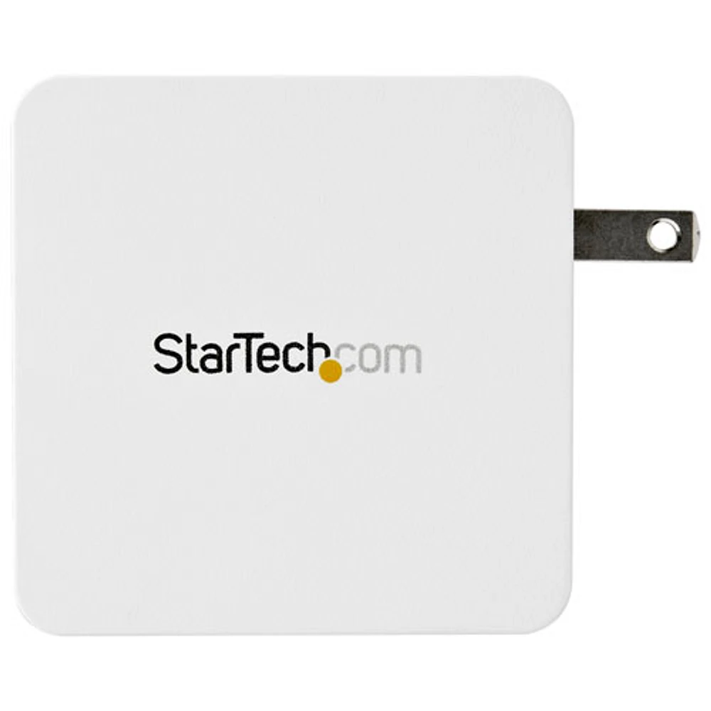 Chargeur mural USB-C de 60 W avec câble USB-C de 2 m (6,6 pi) de StarTech