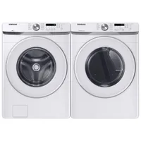 Samsung 5.2 Cu. Ft. High Efficiency Front Load Washer (WF45T6000AW/A5) - White