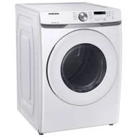 Sécheuse électrique de 7,5 pi³ de Samsung (DVE45T6005W/AC) - Blanc