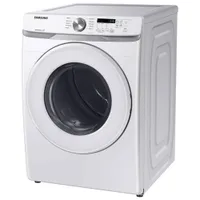 Sécheuse électrique de 7,5 pi³ de Samsung (DVE45T6005W/AC) - Blanc