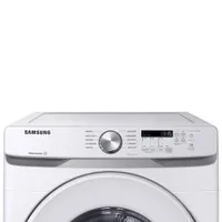 Samsung 7.5 Cu. Ft. Electric Dryer (DVE45T6005W/AC) - White