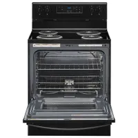 Whirlpool 30" 4.8 Cu. Ft. Freestanding Electric Coil Top Range (YWFC150M0JB) - Black