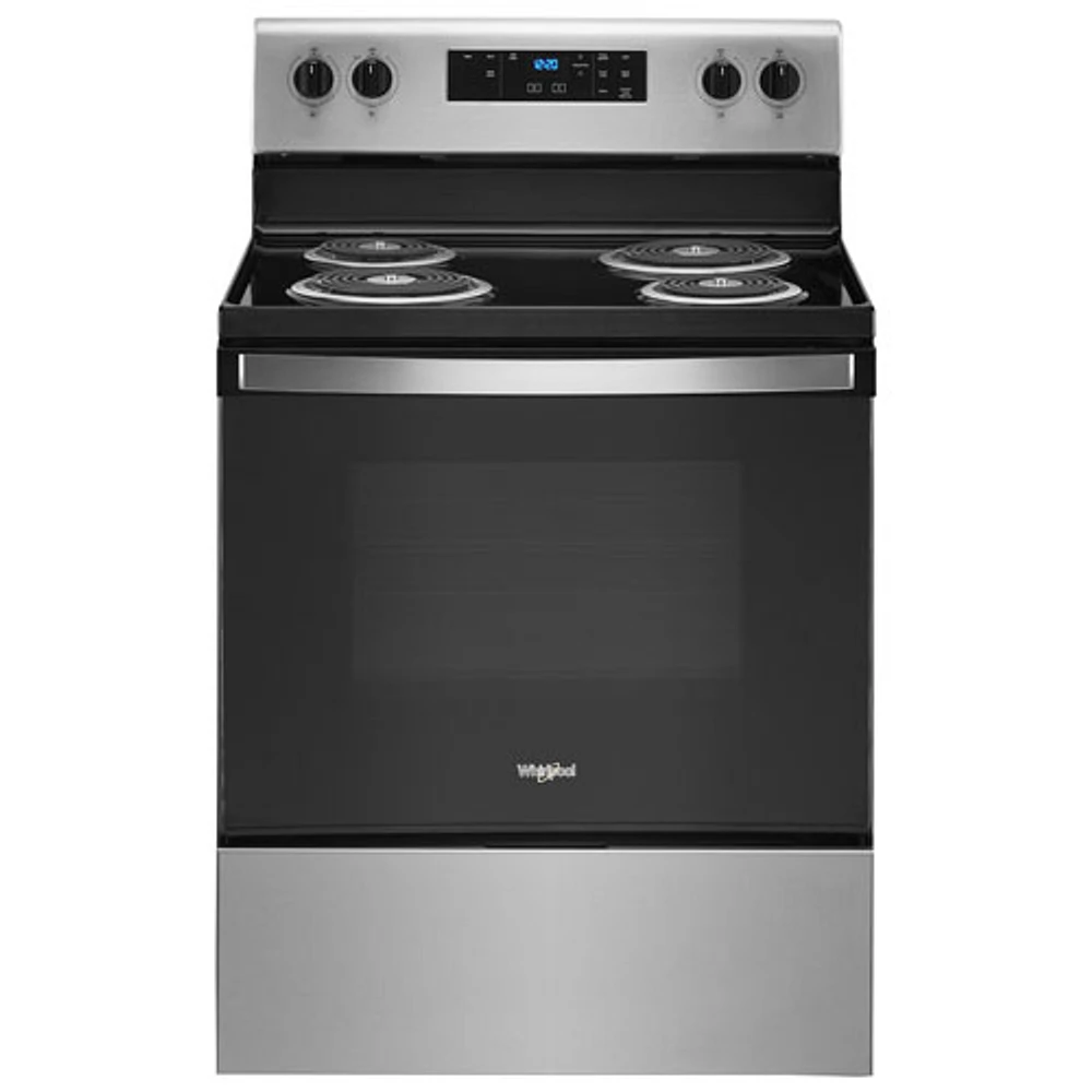 Cuisinière électrique serpentins autonome four autonett. 4,8 pi³ 30 po Whirlpool (YWFC315S0JS)- Inox