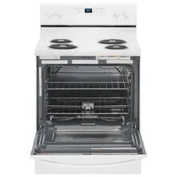 Whirlpool 30" 4.8 Cu. Ft. Freestanding Electric Coil Top Range (YWFC150M0JW) - White