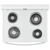 Whirlpool 30" 4.8 Cu. Ft. Freestanding Electric Coil Top Range (YWFC150M0JW) - White