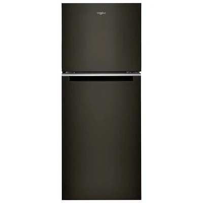 Whirlpool 24" 11.6 Cu. Ft. Top Freezer Refrigerator with LED Lighting (WRT312CZJV) - Black Stainless