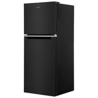 Whirlpool 24" 11.6 Cu. Ft. Top Freezer Refrigerator with LED Lighting (WRT312CZJB) - Black