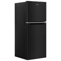 Whirlpool 24" 11.6 Cu. Ft. Top Freezer Refrigerator with LED Lighting (WRT312CZJB) - Black