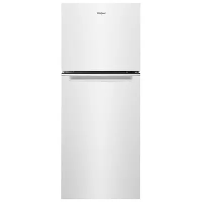Whirlpool 24" 11.6 Cu. Ft. Top Freezer Refrigerator with LED Lighting (WRT312CZJW) - White