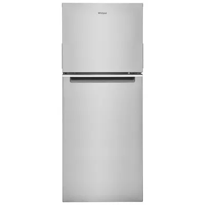 Whirlpool 24" 11.6 Cu. Ft. Top Freezer Refrigerator with LED Lighting (WRT312CZJZ) - Stainless Steel