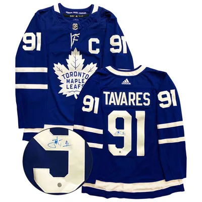 Frameworth Toronto Maple Leafs: Pro Jersey Signed by John Tavares