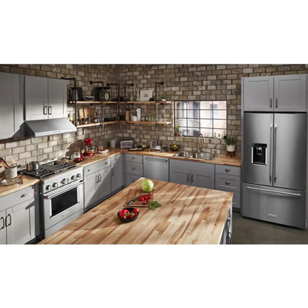 KitchenAid 30" 4.1 Cu. Ft. True Convection Freestanding Gas Range (KFGC500JSS) - Stainless Steel