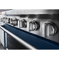 KitchenAid 36" 5.1 Cu. Ft. True Convection 6-Burner Freestanding Gas Range (KFGC506JIB) - Ink Blue