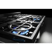 KitchenAid 36" 5.1 Cu. Ft. True Convection 6-Burner Freestanding Gas Range (KFGC506JIB) - Ink Blue