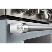 Cuisinière gaz autonome four autonett. conv. vérit. 6 brûleurs 36 po KitchenAid (KFGC506JMB) - Bleu