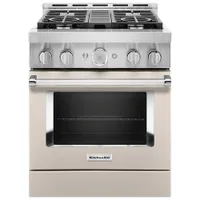 KitchenAid 30" 4.1 Cu. Ft. True Convection Freestanding Gas Range (KFGC500JMH) - Milkshake