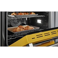 KitchenAid 30" 4.1 Cu. Ft. True Convection Freestanding Gas Range (KFGC500JYP) - Yellow Pepper