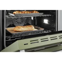 KitchenAid 30" 4.1 Cu. Ft. True Convection Freestanding Gas Range (KFGC500JAV) - Avocado