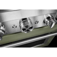 KitchenAid 30" 4.1 Cu. Ft. True Convection Freestanding Gas Range (KFGC500JAV) - Avocado