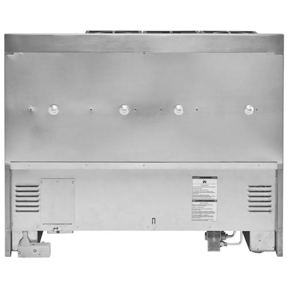 Cuisinière gaz autonome deux fours conv. véritable four autonett. 48 po KitchenAid(KFGC558JSS) -Inox